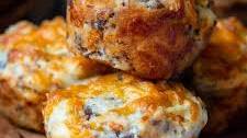 Crazy-Good Cheesy Sausage Muffins (No Bisquick)