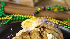 Cream Cheese Stuffed King Cake