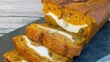 Cream Cheese Stuffed Pumpkin Bread