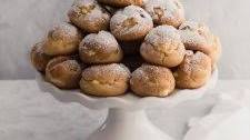 Cream Puffs with Maple Pastry Cream Filling