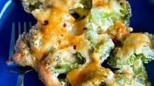 Creamy Cheddar Cheese Broccoli Bake