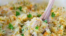 Creamy Chicken and Rice Recipe (a one-pot meal)