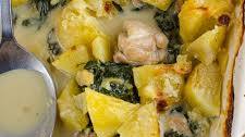 Creamy Chicken and Spinach Pie