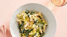 Creamy Corn-and-Spinach Pasta