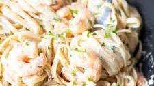 Creamy Garlic Butter Shrimp Pasta