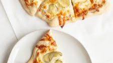 Creamy Garlic and Dill Pickle Pizza