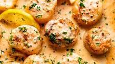 Creamy Lemon Butter Scallops