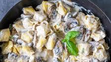 Creamy Mushroom Tortellini (One Pan)