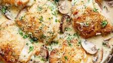 Creamy Parmesan Herb Mushroom Chicken