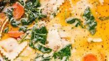 Creamy Ravioli Soup