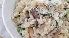 Creamy Spinach and Mushroom Risotto
