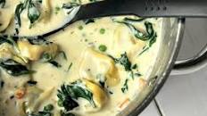 Creamy Tortellini Soup