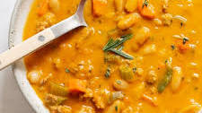 Creamy Turkey Pumpkin Chili with White Beans