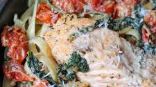Creamy Tuscan Salmon Pasta