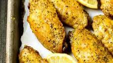 Crispy Baked Lemon Pepper Wings