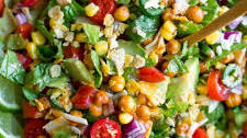 Crispy Chickpea Taco Salad
