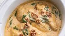 Crockpot Tuscan Chicken