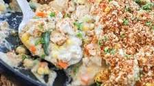 Crustless Chicken Pot Pie