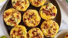 Crustless Ham & Cheese Quiche Muffins
