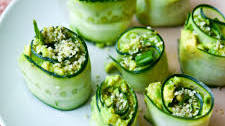 Cucumber Avocado Sushi Rolls