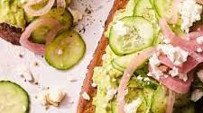 Cucumber Toast with Avocado