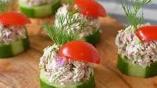 Cucumber Tuna Salad Bites