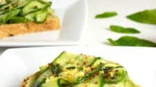 Cucumber and Avocado Toast