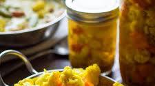 Curried Carrot and Cauliflower Pickles Recipe