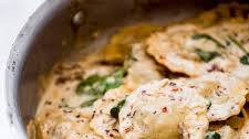 Date Night Creamy Tuscan Ravioli