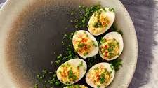 Deviled Eggs with Smoked Paprika and Chives