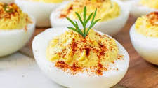 Dill Pickle Deviled Eggs