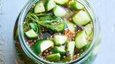 Dill pickled cucumbers