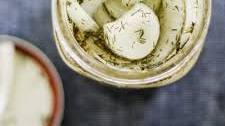 Dilly Pickled Onion Rings