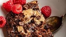 Double Chocolate Peanut Butter Banana Baked Oatmeal