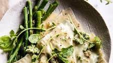 Easiest Lemon Ricotta Asparagus Ravioli