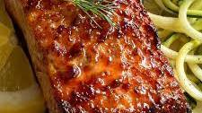 Easy Air Fryer Honey Mustard Salmon