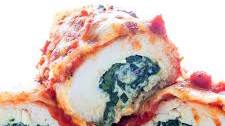 Easy Baked Stuffed Rolled Chicken