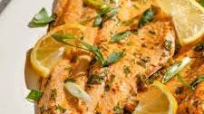 Easy Baked Trout with Lemon, Garlic, and Fresh Herbs