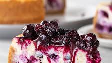 Easy Blueberry Cheesecake (Gluten-Free Option)