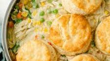 Easy Chicken Pot Pie with Biscuits