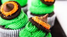 Easy Chocolate Witch Hat Cupcakes