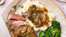 Easy Instant Pot Steak with Homemade Beef Gravy