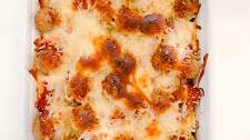 Easy Ravioli Meatball Casserole