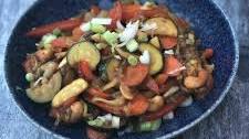 Easy Vegetable and Cashew Stir Fry - Vegan and GF Options