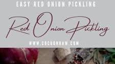 Easy and Delicious Red Onion Pickling with Lemon Zest and Dill