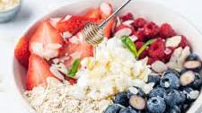 Easy and Sweet Protein Breakfast Cottage Cheese and Fruit Bowl