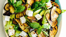 Easy grilled eggplant salad