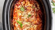 Effortless Crock Pot Lasagna (w/ Jar Sauce)