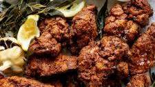 Favorite Buttermilk Fried Chicken with Fresh Herbs & Garlic