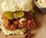 Fried Chicken, Honey Butter, and Biscuit Sandwiches Recipe